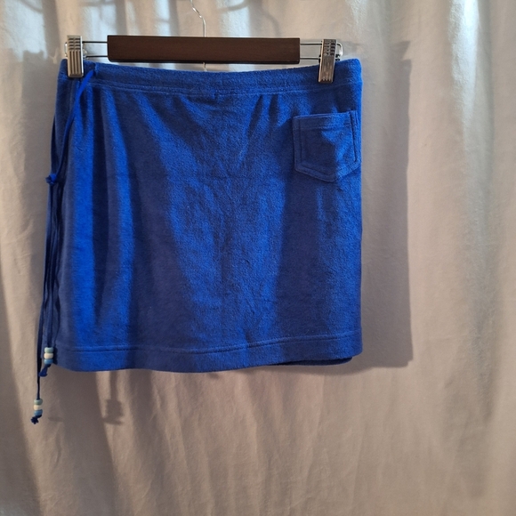 Express Blue Mini Skirt - Picture 2 of 4